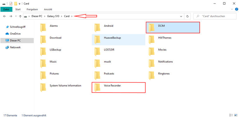 Hier sind alle Daten vom smartphone zu finden Hier sind alle Daten vom smartphone zu finden