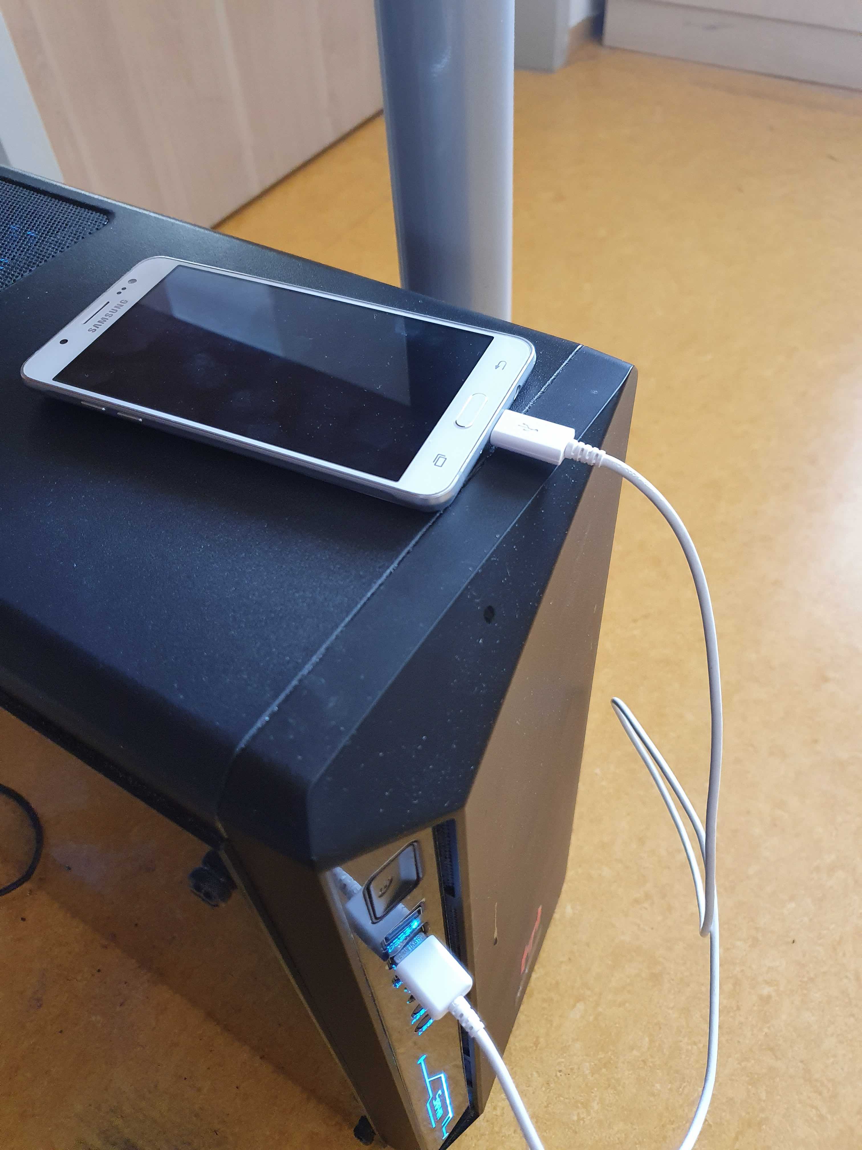 Verbindung Smartphone zum PC